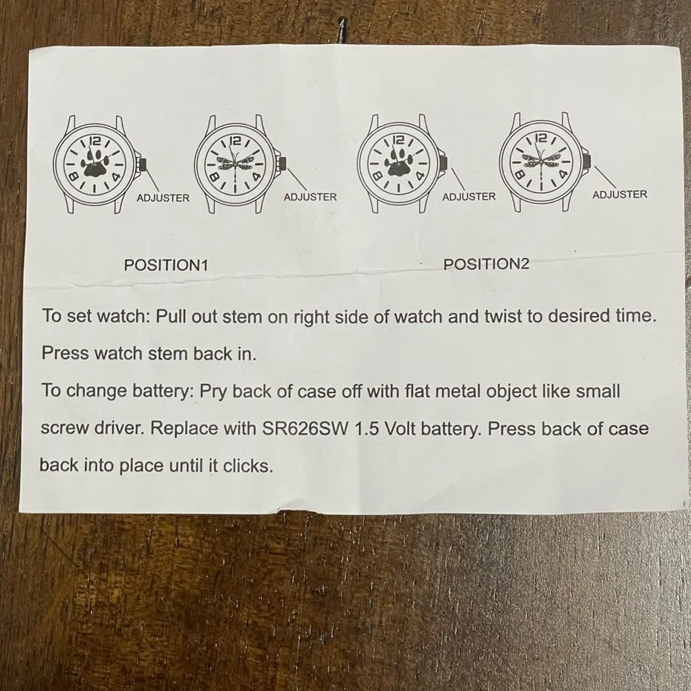 Paw Print Watch Purple Silicone Band New - Picture 8 of 8